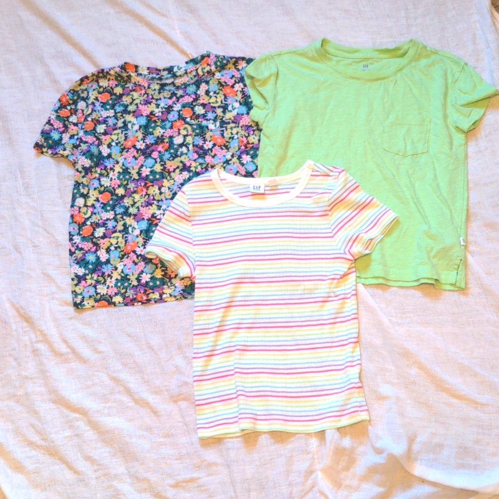 Gap Kids Girls 3 T-Shirts Lot Size Large 10